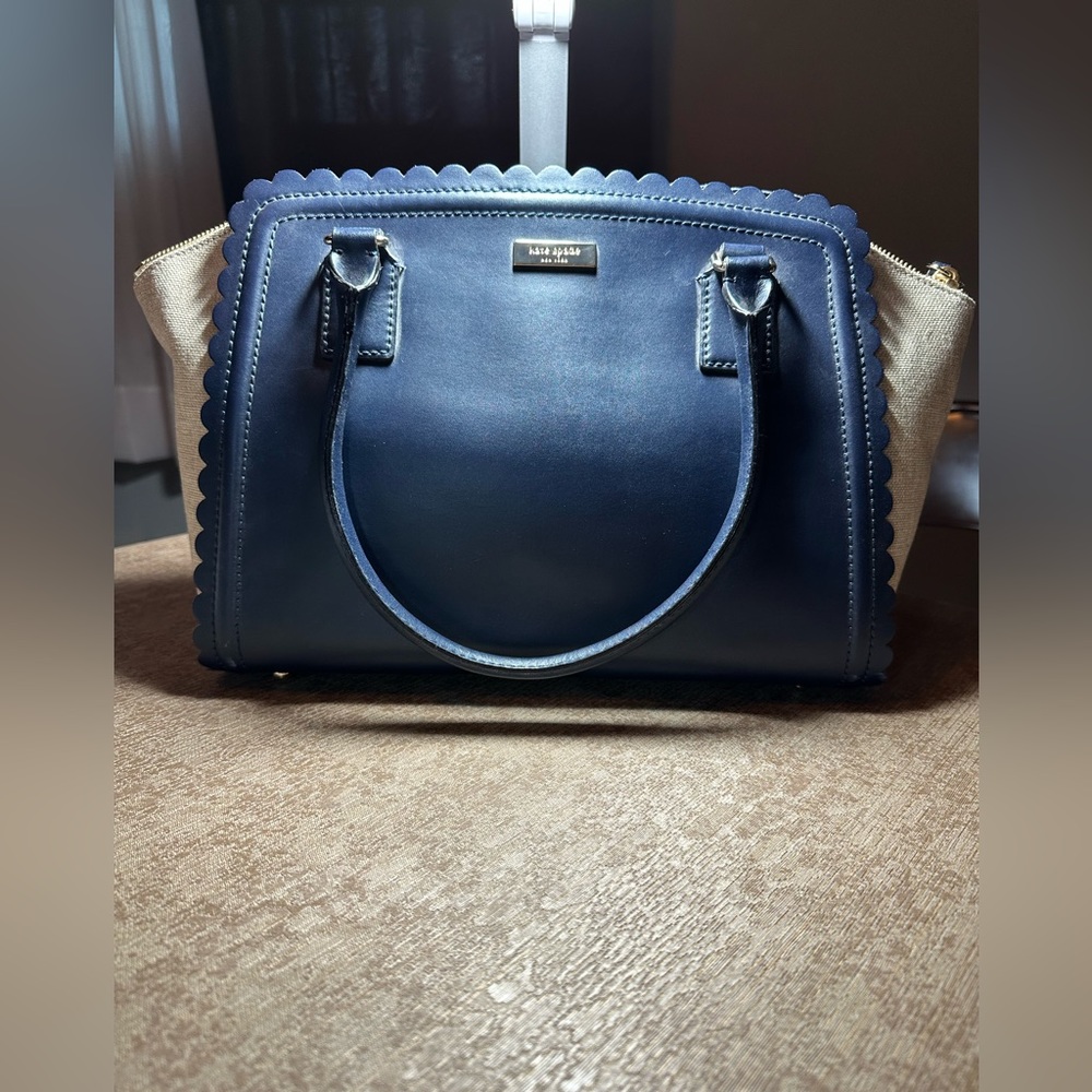 Kate Spade Cobalt Scallop handbag